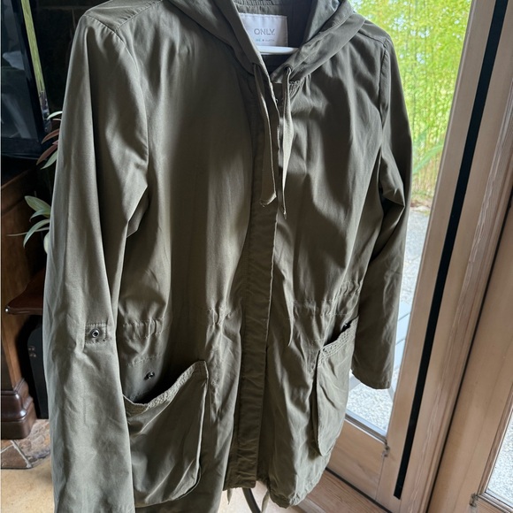 Only Olive Green Hooded Jacket - Picture 2 of 4